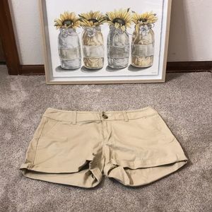 Khaki American eagle shorts